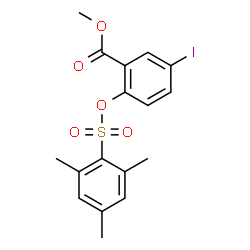 METHYL 5-IODO-2-[(MESITYLSULFONYL)OXY]BENZENECARBOXYLATE Structure