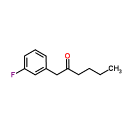 1-(3-Fluorophenyl)-2-hexanone Structure