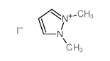 1H-Pyrazolium,1,2-dimethyl-, iodide (1:1) Structure