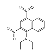 1-diethylamino-2,4-dinitronaphthalene Structure