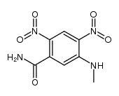 2,4-dinitro-5-(methylamino)benzamide结构式