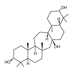 C(14a)-Homo-27-norgammacerane-3β,14β,21α-triol Structure