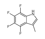 4,5,6,7-tetrafluoro-3-methyl-1H-indole Structure