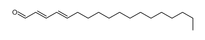 octadeca-2,4-dienal Structure