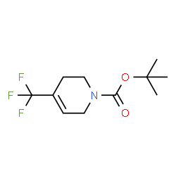 4-(三氟甲基)-5,6-二氢吡啶-1(2H)-羧酸叔丁酯结构式
