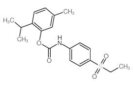 Carbanilic acid,p-(ethylsulfonyl)-, thymyl ester (8CI)结构式