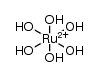 Ruthenium(2+)​, hexaaqua-​, (OC-​6-​11)​ Structure