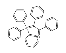 1,2-diphenyl-2-(triphenylphosphoranylidene)ethanone Structure