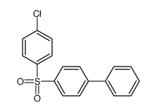 1-(4-chlorophenyl)sulfonyl-4-phenylbenzene Structure