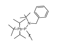 tri(tert-butyl)plumbyl-benzyl(tert-butyl)amino(tert-butyl)phosphane结构式