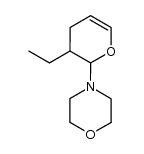 4-(3-ethyl-3,4-dihydro-2H-pyran-2-yl)-morpholine Structure