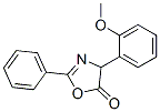 5(4H)-Oxazolone,4-(2-methoxyphenyl)-2-phenyl- structure