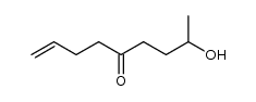 8-hydroxynon-1-en-5-one Structure