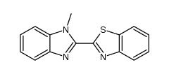 2-(benzothiazol-2-yl)-1-methyl-1H-benzoimidazole Structure