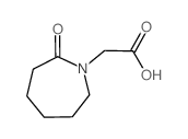 (2-氧代氮杂环庚烷-1-基)乙酸结构式