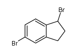 1,5-DIBROMO-2,3-DIHYDRO-1H-INDENE结构式