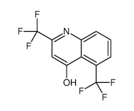 2,5-BIS(TRIFLUOROMETHYL)QUINOLIN-4-OL structure