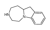 2,3,4,5,11,11a-hexahydro-1H-[1,4]diazepino[1,7-a]indole结构式