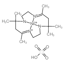 5,5,7,12,12,14-hexamethyl-1,8-diaza-4,11-diazanidacyclotetradeca-7,14-diene,nickel(2+),perchloric acid结构式