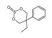 5-ethyl-5-phenyl-1,3,2-dioxathiane 2-oxide Structure