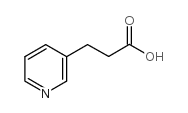 3-PYRIDINEPROPIONIC ACID structure