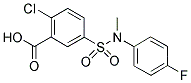 2-CHLORO-5-[(4-FLUORO-PHENYL)-METHYL-SULFAMOYL]-BENZOIC ACID图片