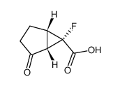 Bicyclo[3.1.0]hexane-6-carboxylic acid, 6-fluoro-2-oxo-, (1S,5S,6S)- (9CI) picture