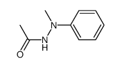 N'-methyl-N'-phenylacetohydrazide结构式
