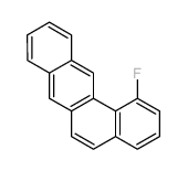 1-fluorotetraphene Structure