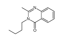 3-butyl-2-methylquinazolin-4-one Structure