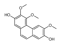 3,4,6-trimethoxyphenanthrene-2,7-diol结构式