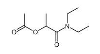 2-acetoxy-propionic acid diethylamide结构式