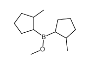 methoxy-bis(2-methylcyclopentyl)borane Structure