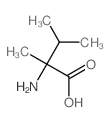 2-amino-2,3-dimethyl-butanoic acid结构式