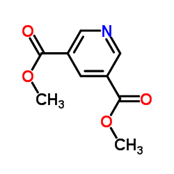 Dimethyl pyridine-3,5-dicarboxylate structure