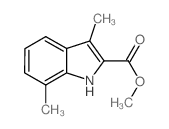 Methyl 3,7-dimethyl-1H-indole-2-carboxylate Structure