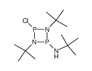 cis-{ClP(μ-NtBu)2PN(H)tBu}结构式