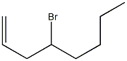 4-bromooct-1-ene Structure