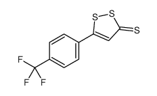 5-[4-(trifluoromethyl)phenyl]dithiole-3-thione Structure