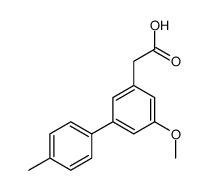 5-Methoxy-4'-methyl-3-biphenylacetic acid structure