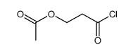 3-chloro-3-oxopropyl acetate Structure