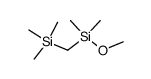 (methoxydimethylsilyl)(trimethylsilyl)methane结构式