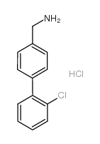 [4-(2-chlorophenyl)phenyl]methylamine hydrochloride Structure
