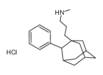 N-methyl-3-(2-phenyl-1-adamantyl)propan-1-amine,hydrochloride Structure