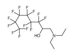 1-(diethylamino)-3,3,4,4,5,5,6,6,7,7,8,8,8-tridecafluorooctan-2-ol结构式