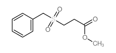 Propanoic acid,3-[(phenylmethyl)sulfonyl]-, methyl ester picture