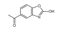 5-acetyl-3H-1,3-benzoxazol-2-one Structure