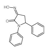 2,3-Pyrrolidinedione,1,5-diphenyl-, 3-oxime结构式