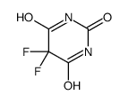 5,5-difluoro-1,3-diazinane-2,4,6-trione结构式