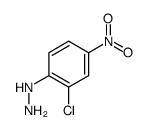 (2-氯-4-硝基苯基)肼结构式